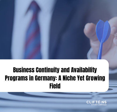 Business Continuity and Availability Programs in Germany: A Niche Yet Growing Field